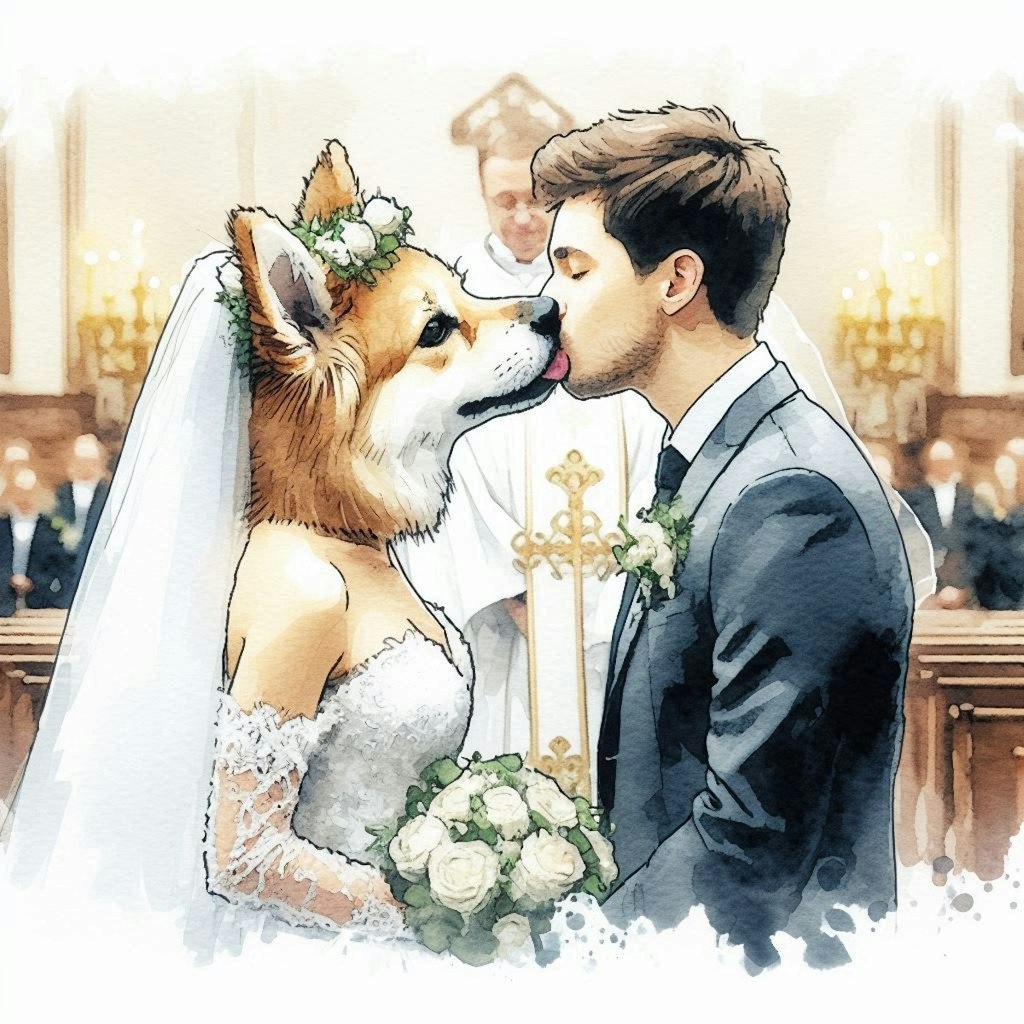 ５、ドッグマン（犬人間）の結婚式