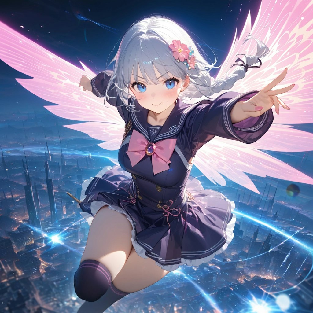 魔法少女の空