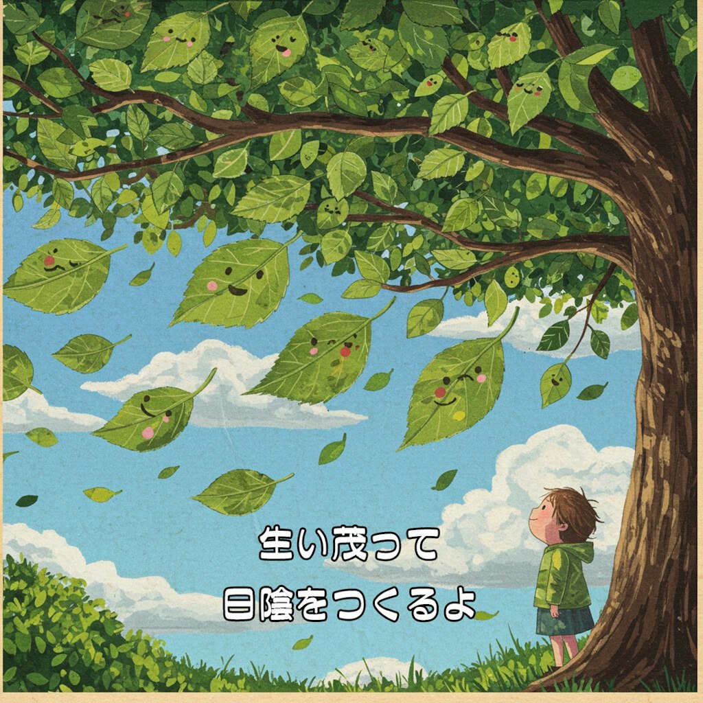 葉っぱのつぶやき