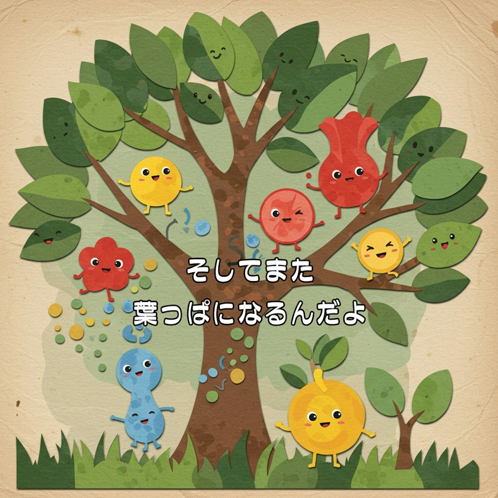 葉っぱのつぶやき