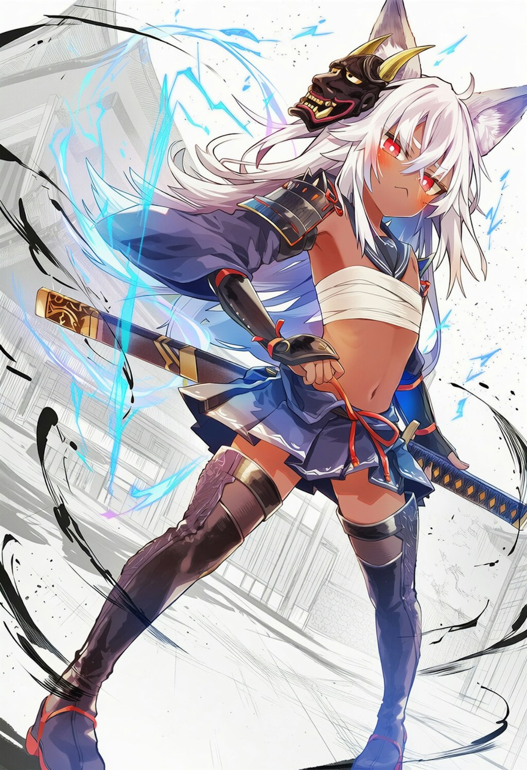 褐色狐剣士ちゃん！