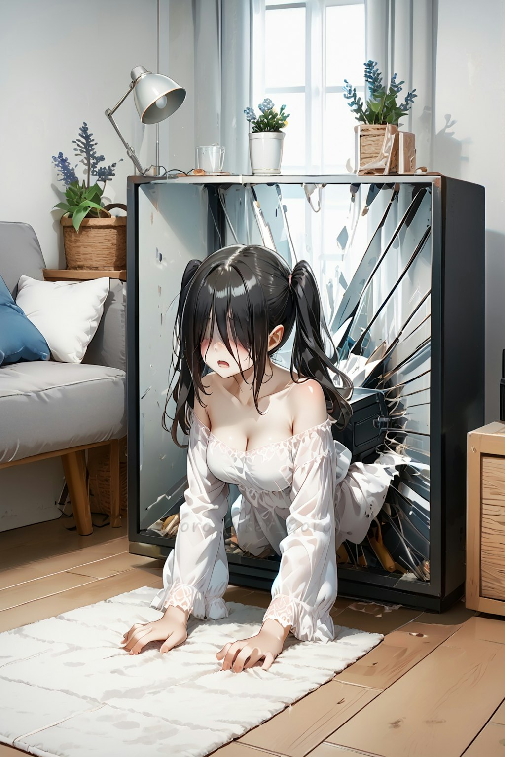 貞子ツインテール