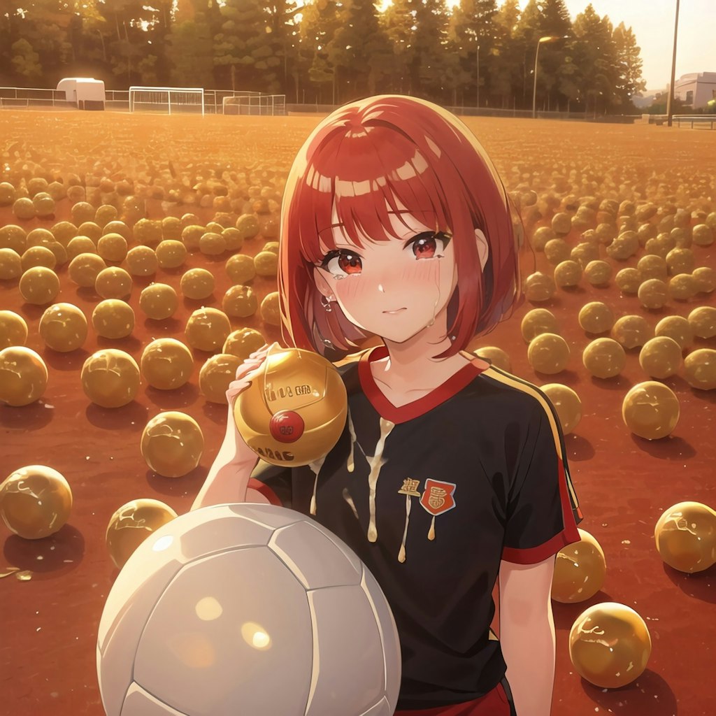 キンタマサッカーに参加するうちの子