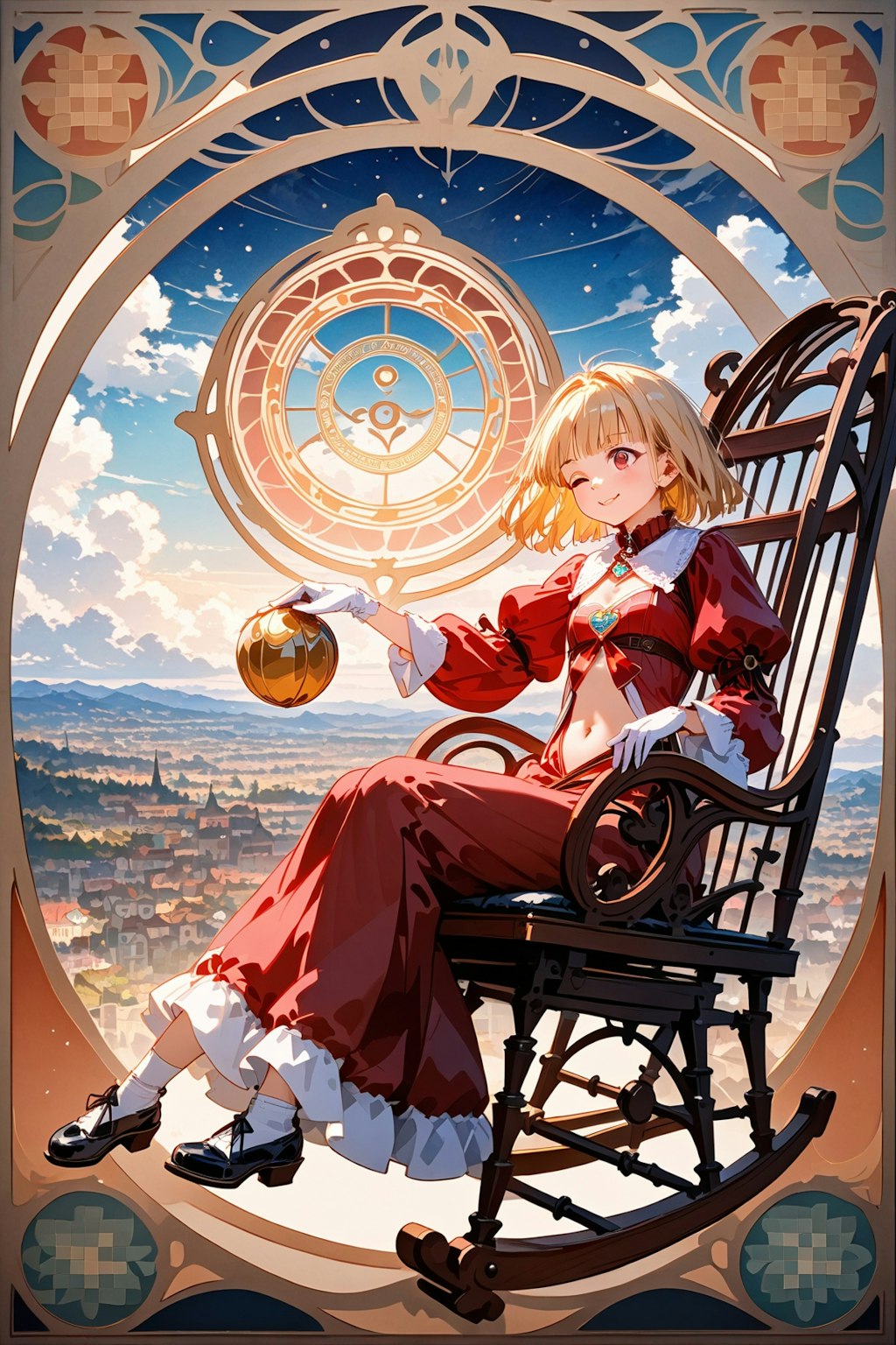 魔法少女 86 飛行揺椅子