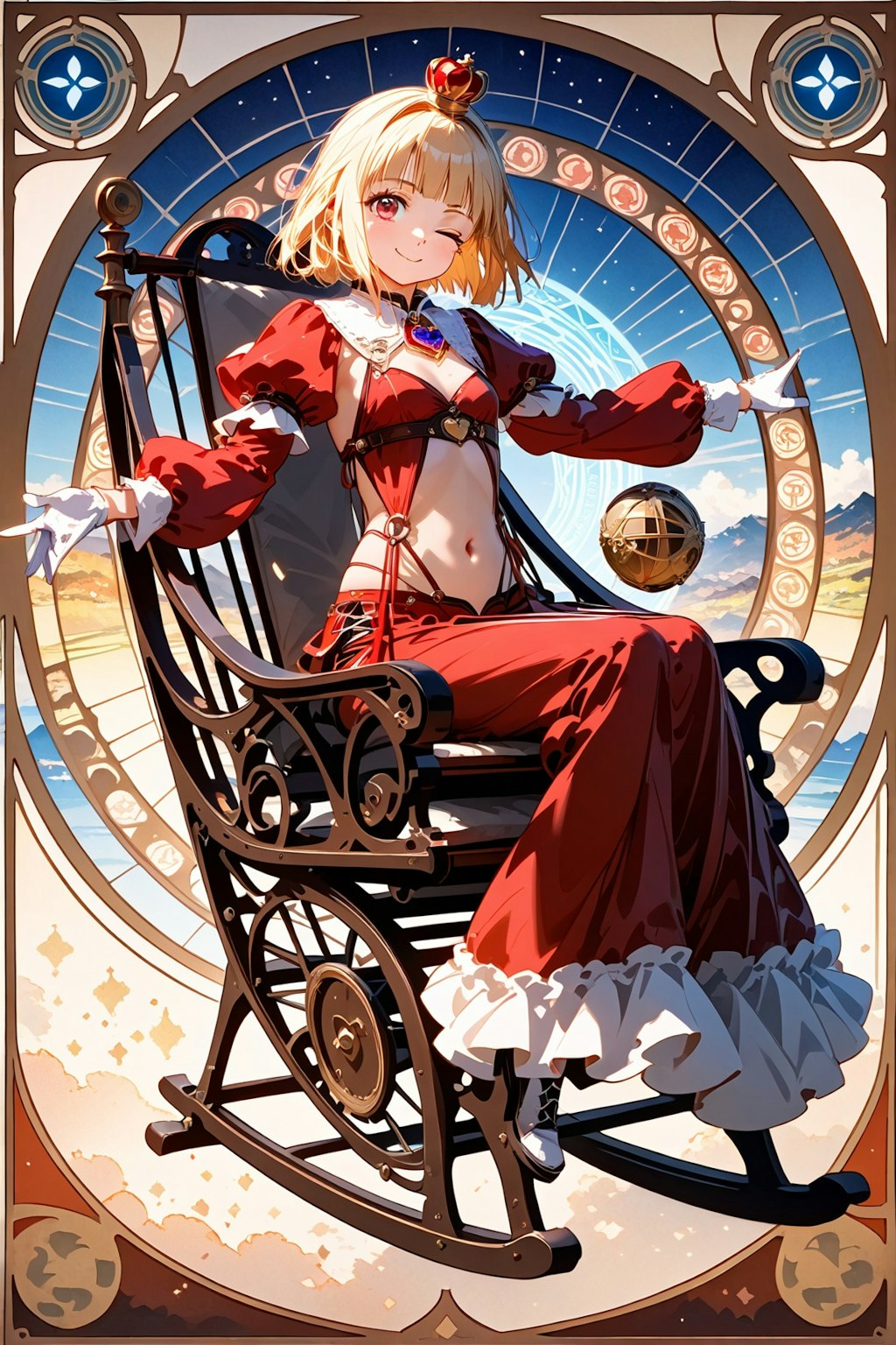 魔法少女 86 飛行揺椅子