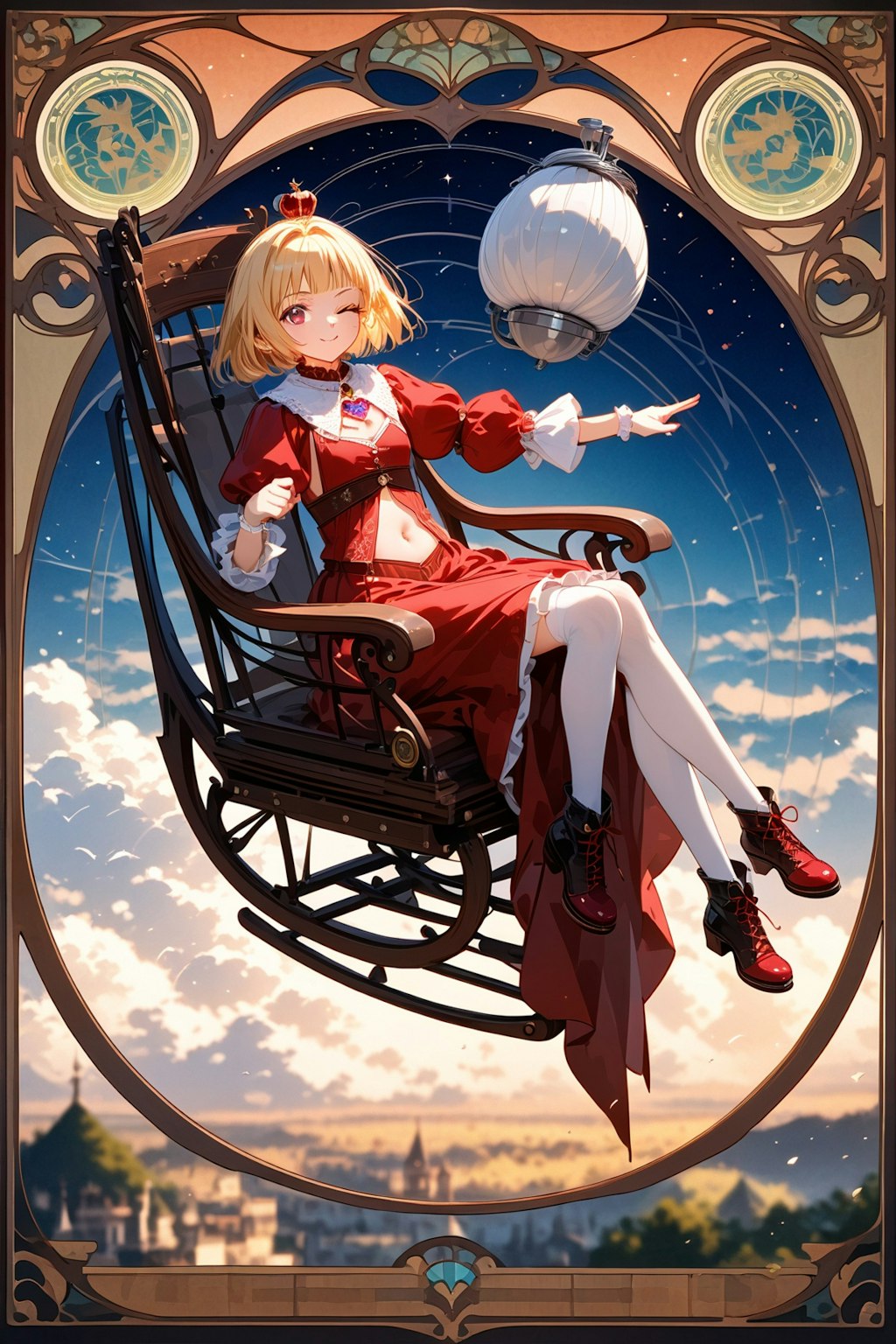 魔法少女 86 飛行揺椅子
