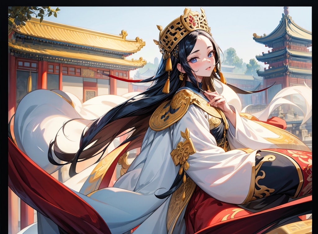美人画から召喚された姫達と中国観光