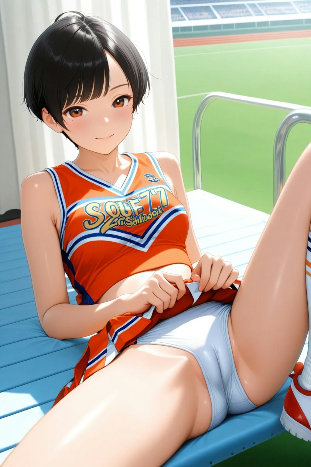 １１日のチアガール