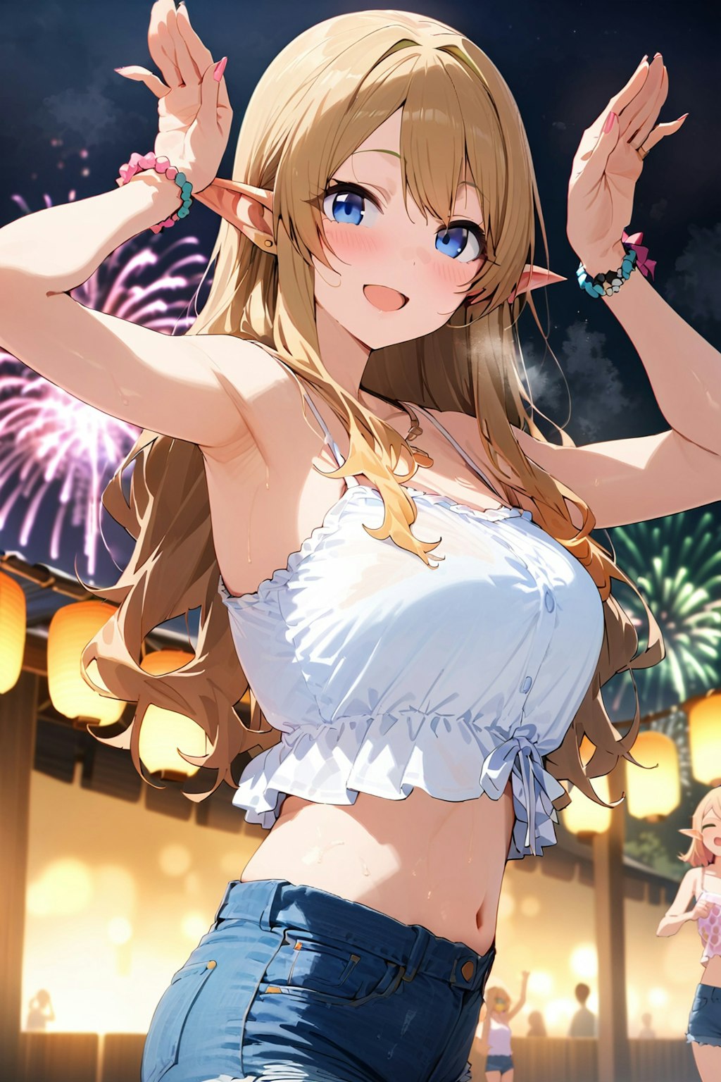 エルフなギャルと夏祭り