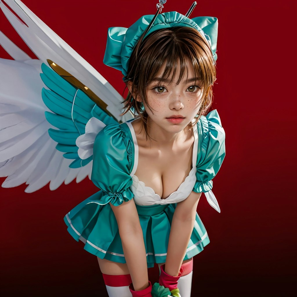 魔法とセクシーが融合する美少女さくらのかわいいコスプレ！魅了されるカードキャプター