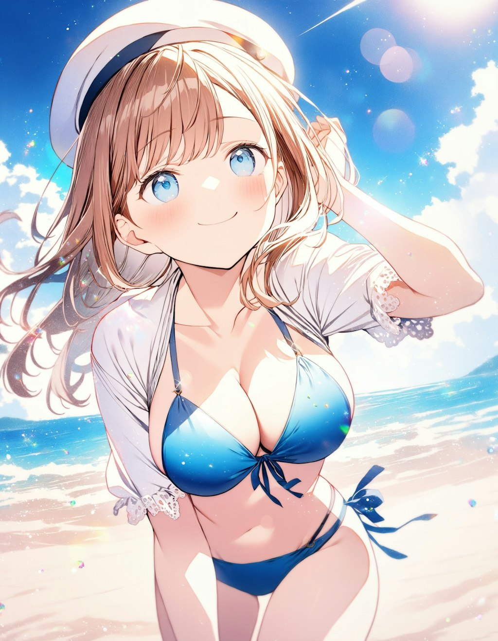 夏の浜辺姉さんXL