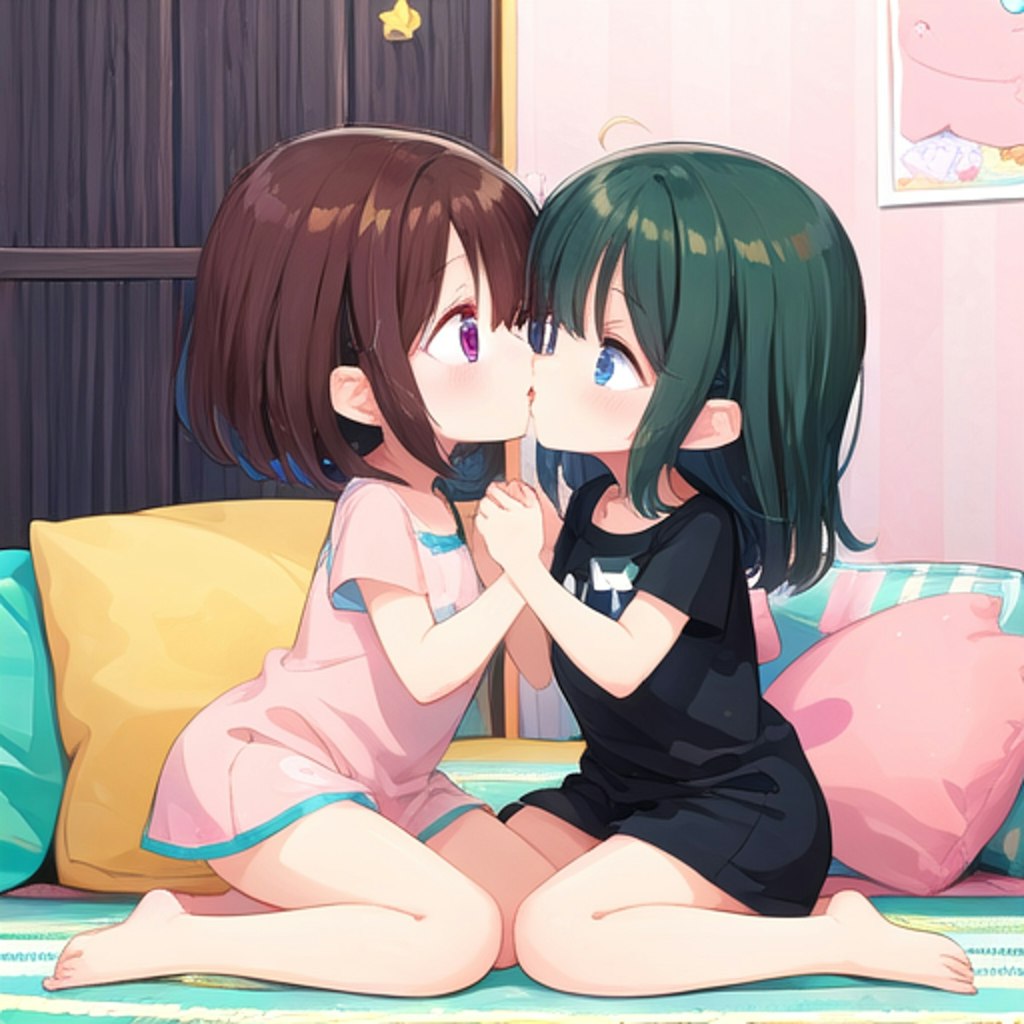 キス幼女