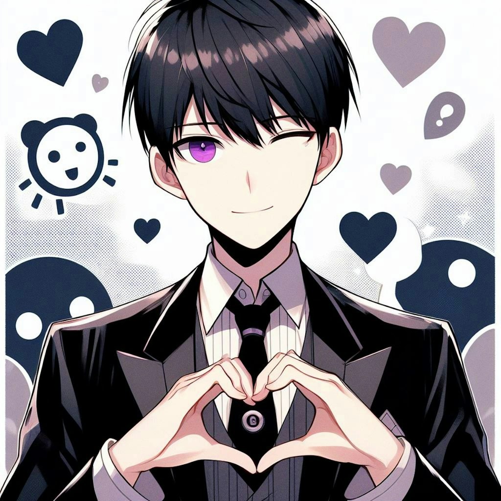 黒髪短髪男性でハート♥♥♥その3