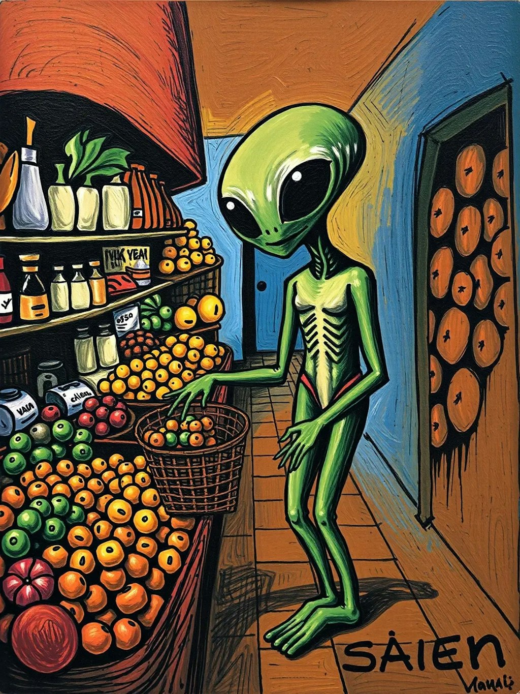 地球を偵察宇宙人