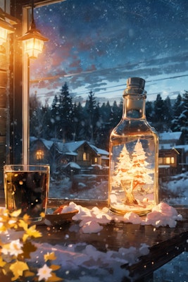 冬の小瓶