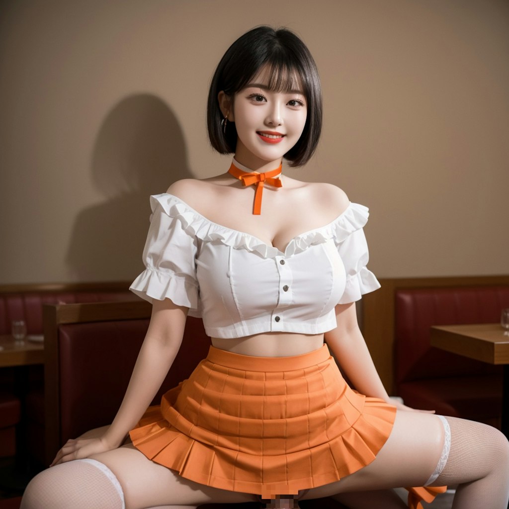 test11_waitress オレンジ