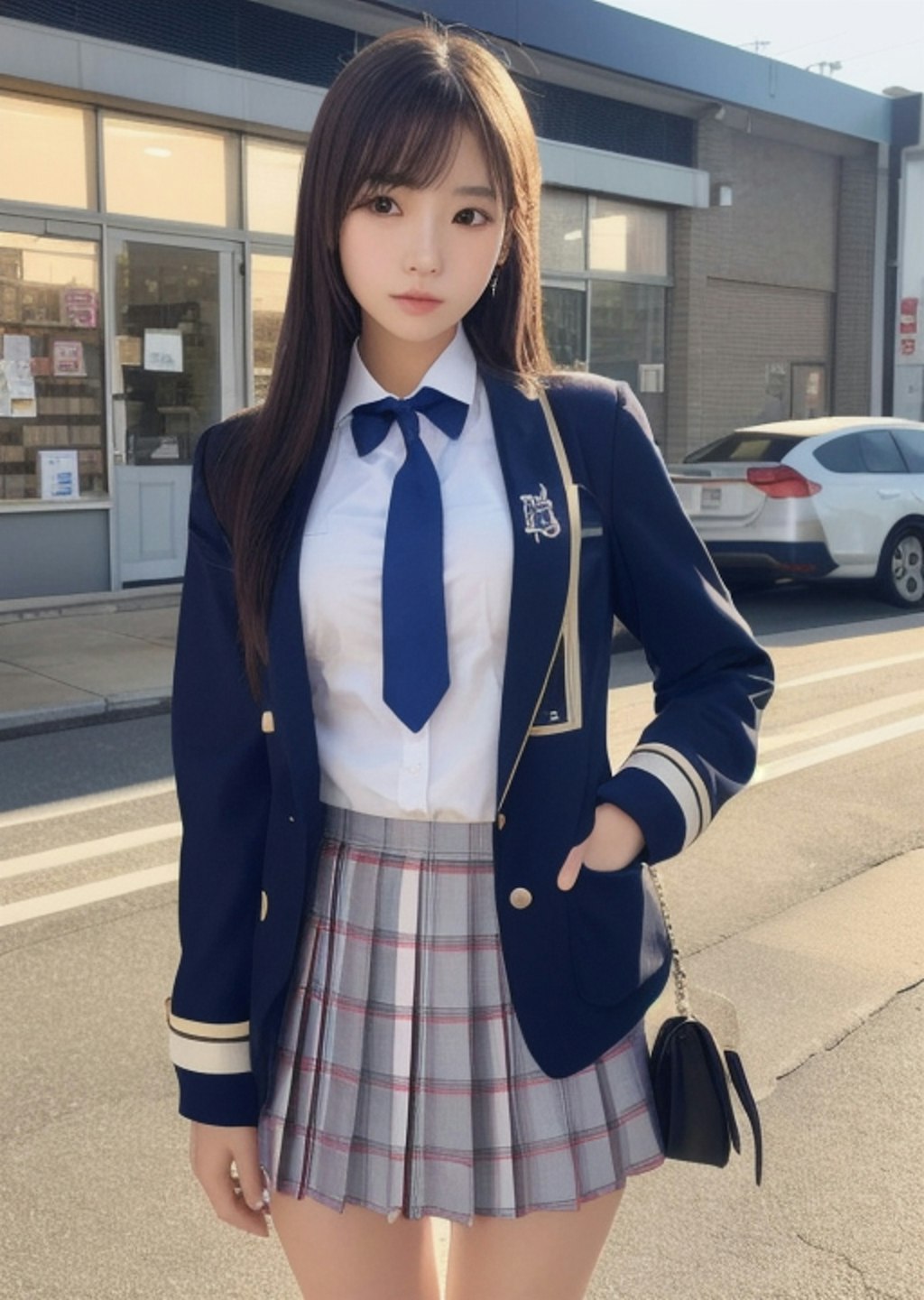 今日のひとり制服ファッションショー♡