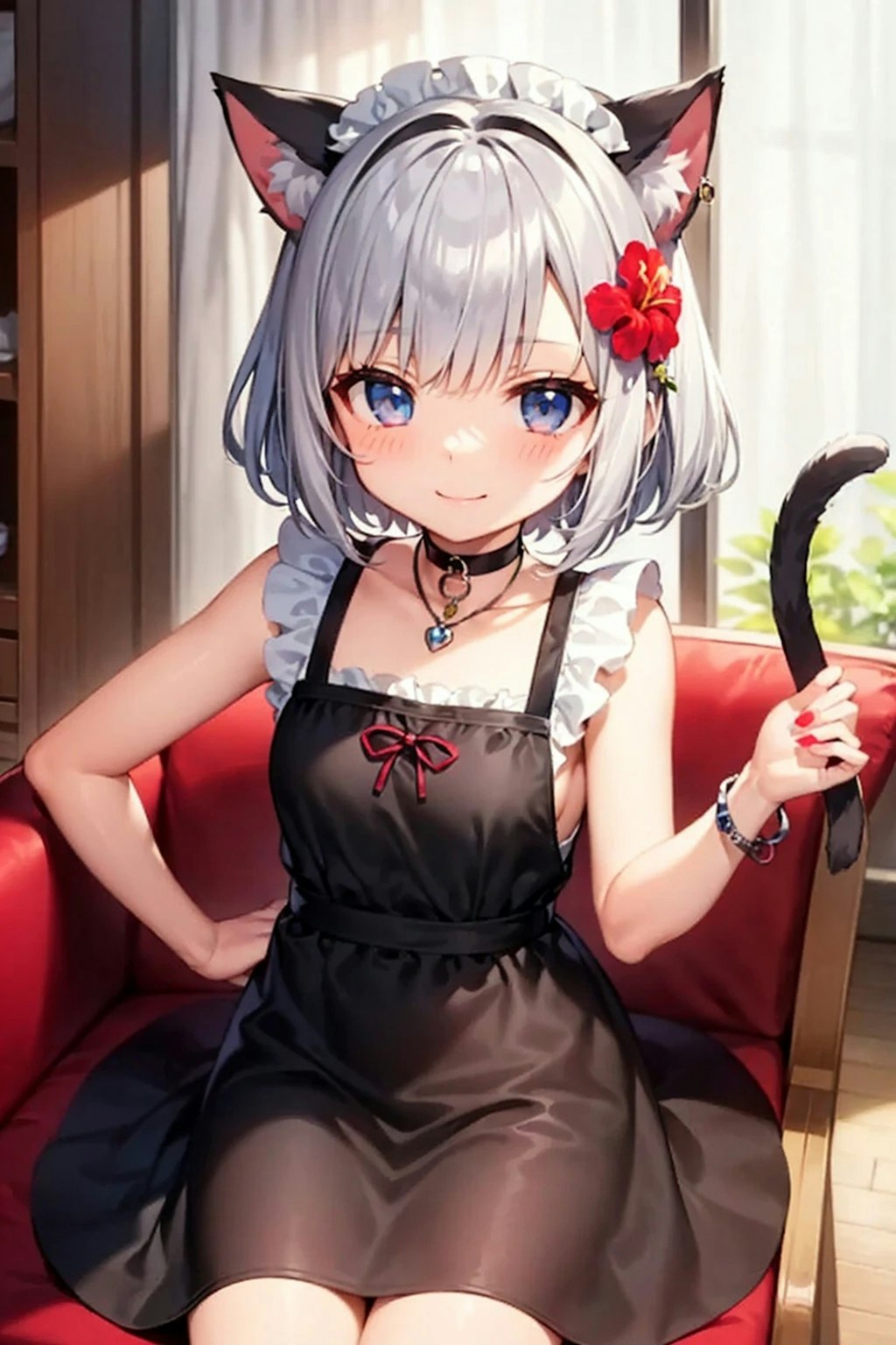 猫耳メイドさん