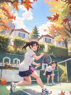 スポーツの日♪（テニス）