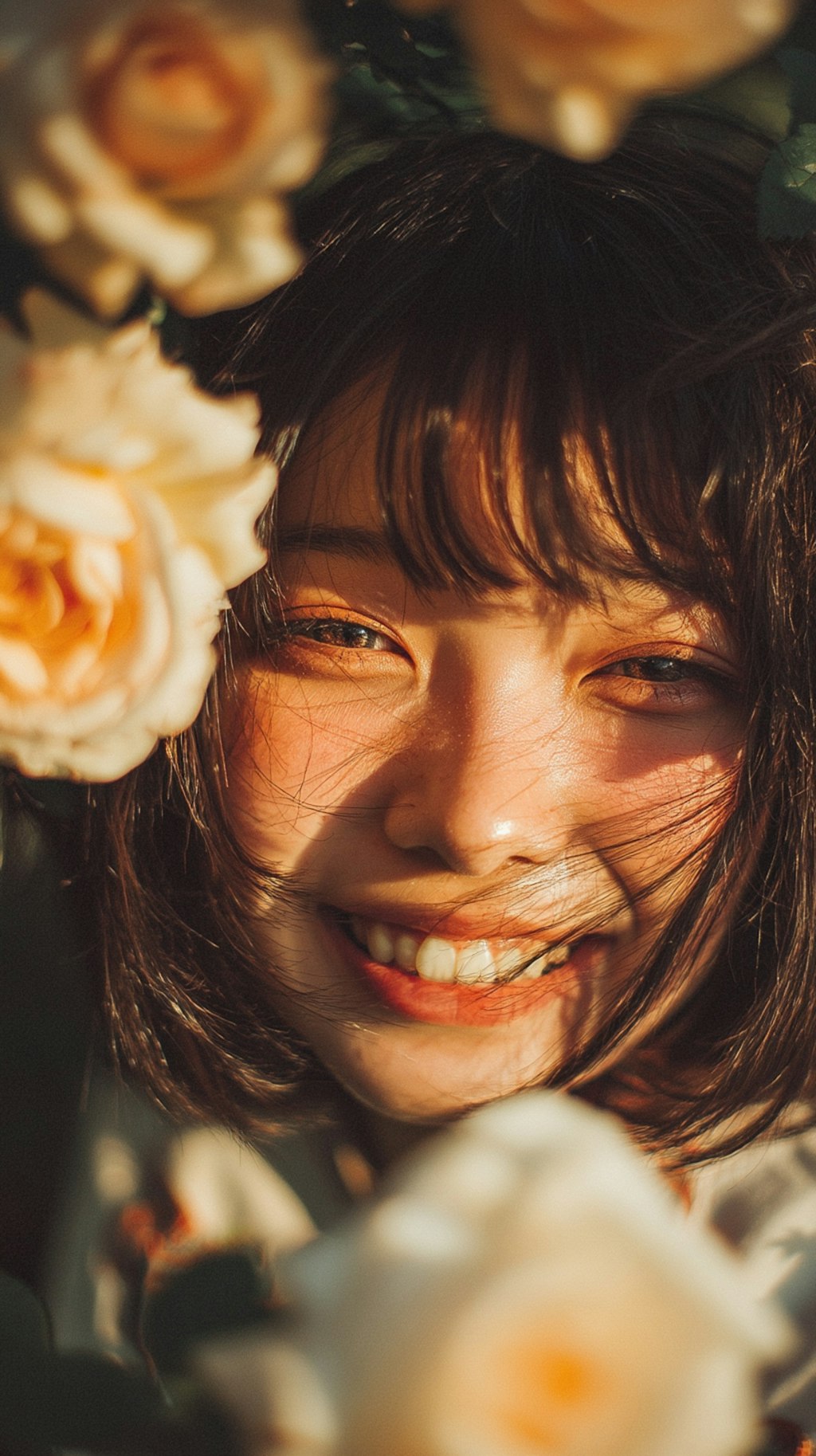 rose smile.