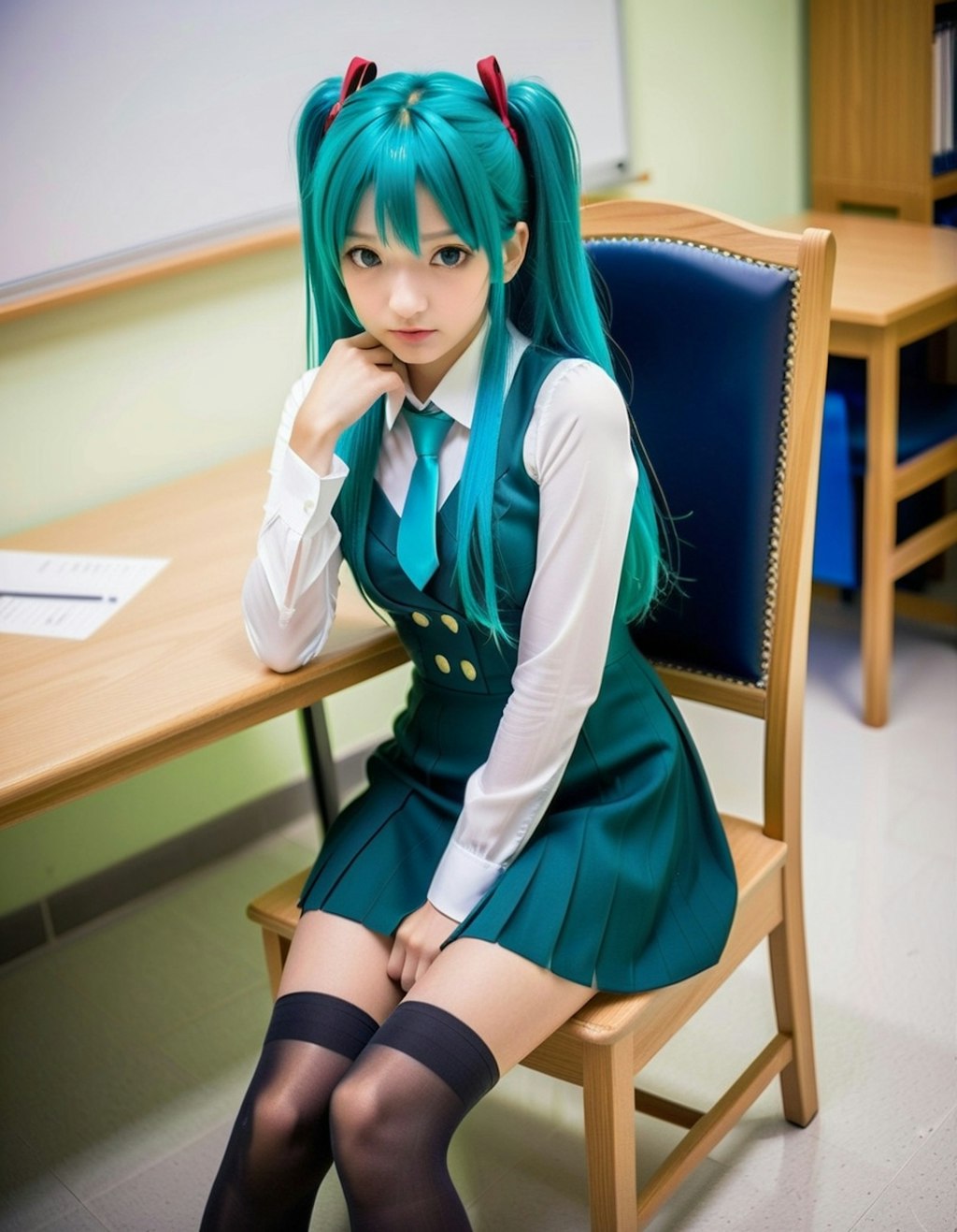 初音ミクのコスプレ