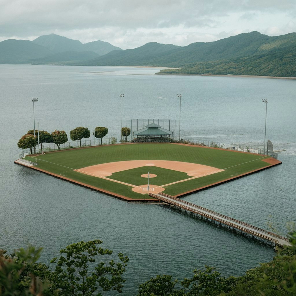 本土から行ける野球の島