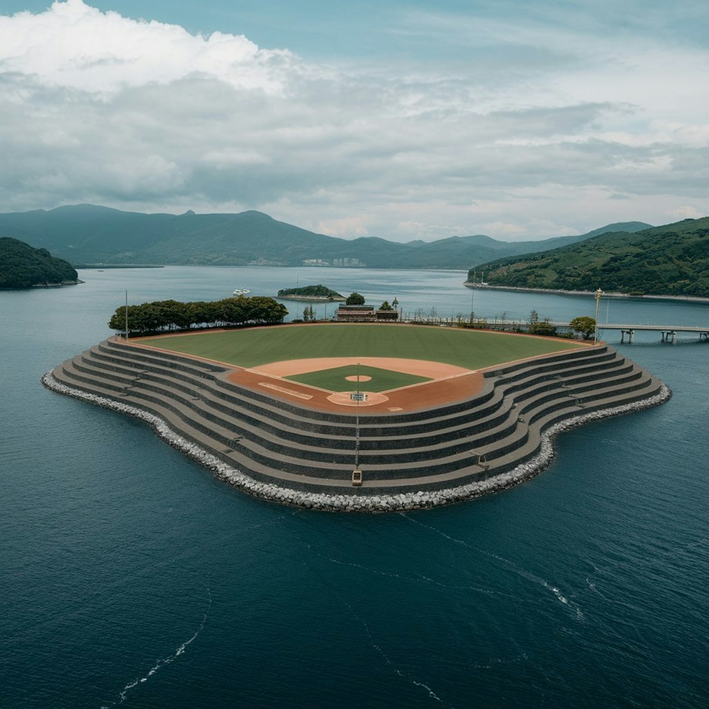 本土から行ける野球の島