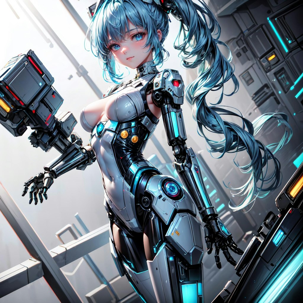 AIアンドロイドの彼女 Blue Ver. Concept01