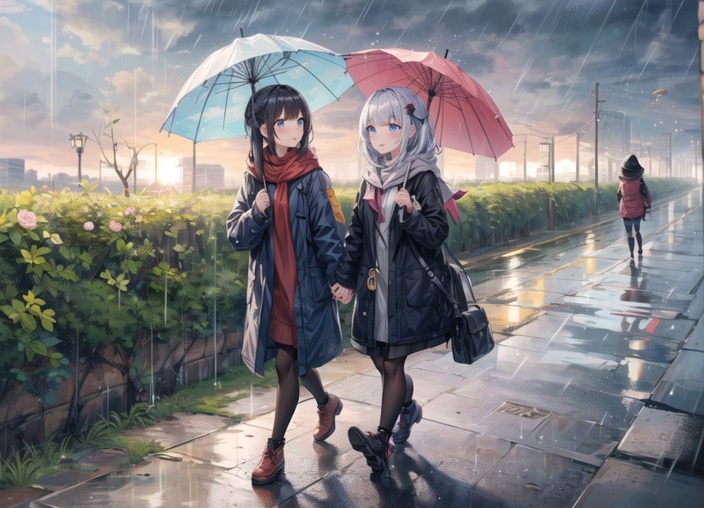 雨の日のかえりみち