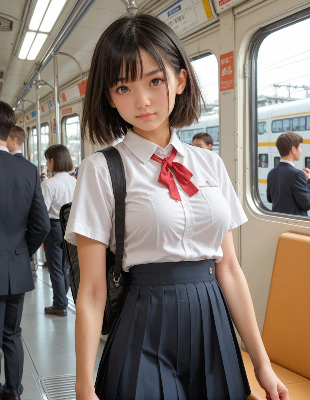 電車で見かける女の子