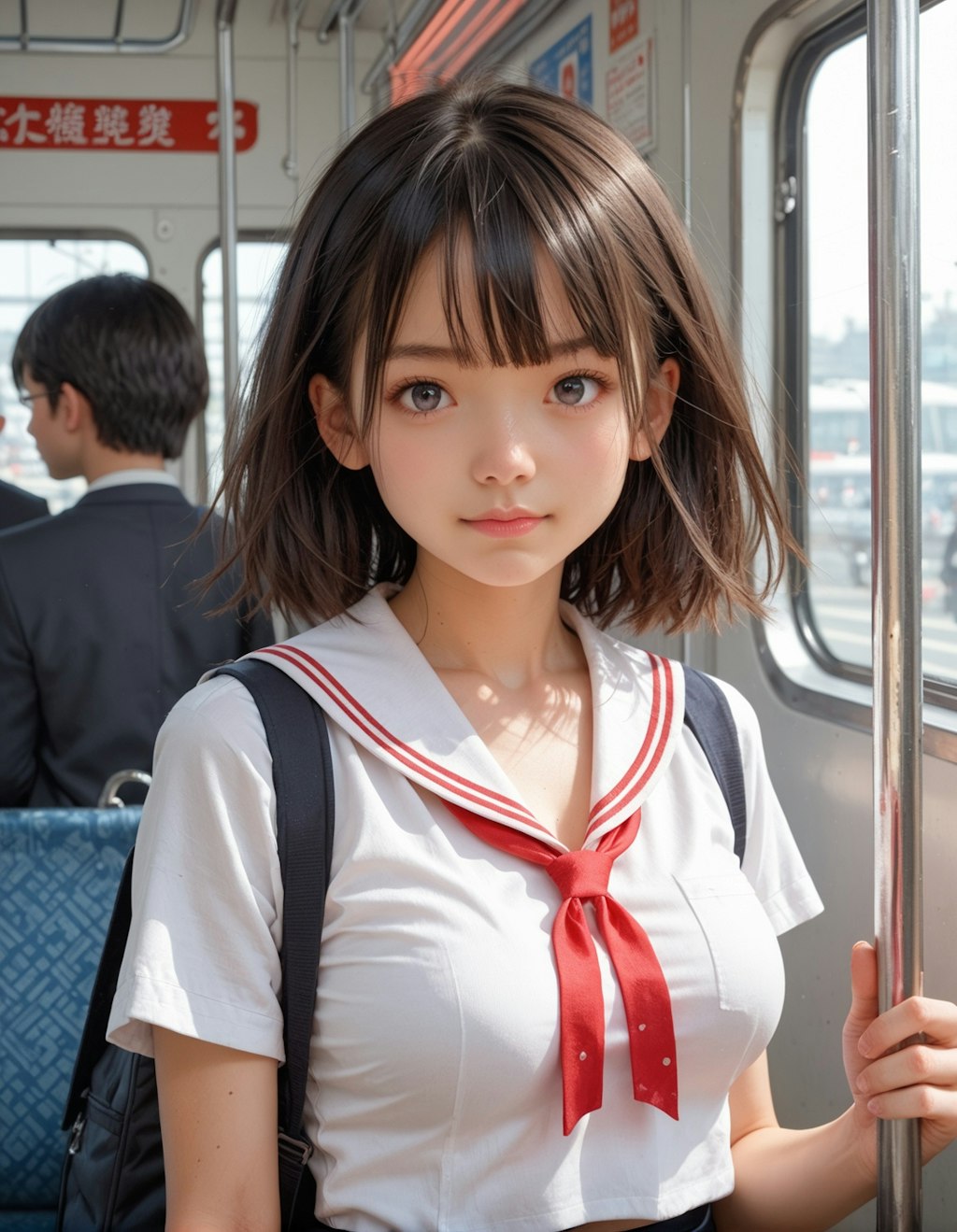 電車で見かける女の子