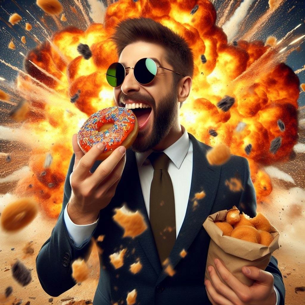 ドーナツは爆発だ！
