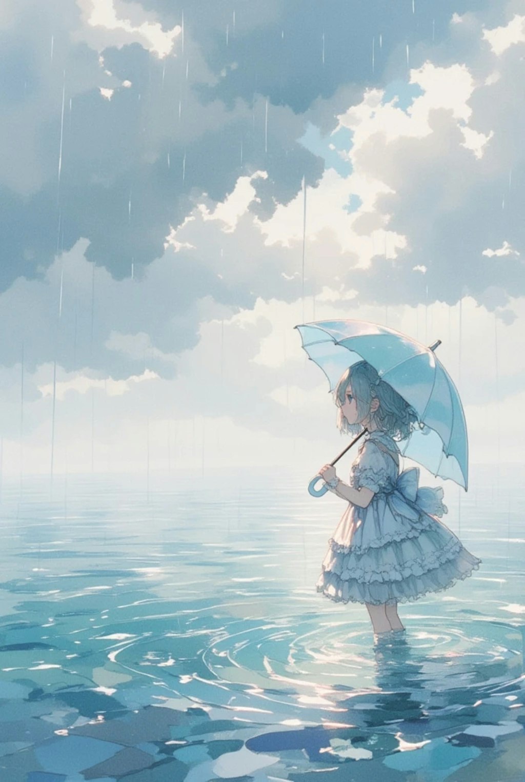 雨の海