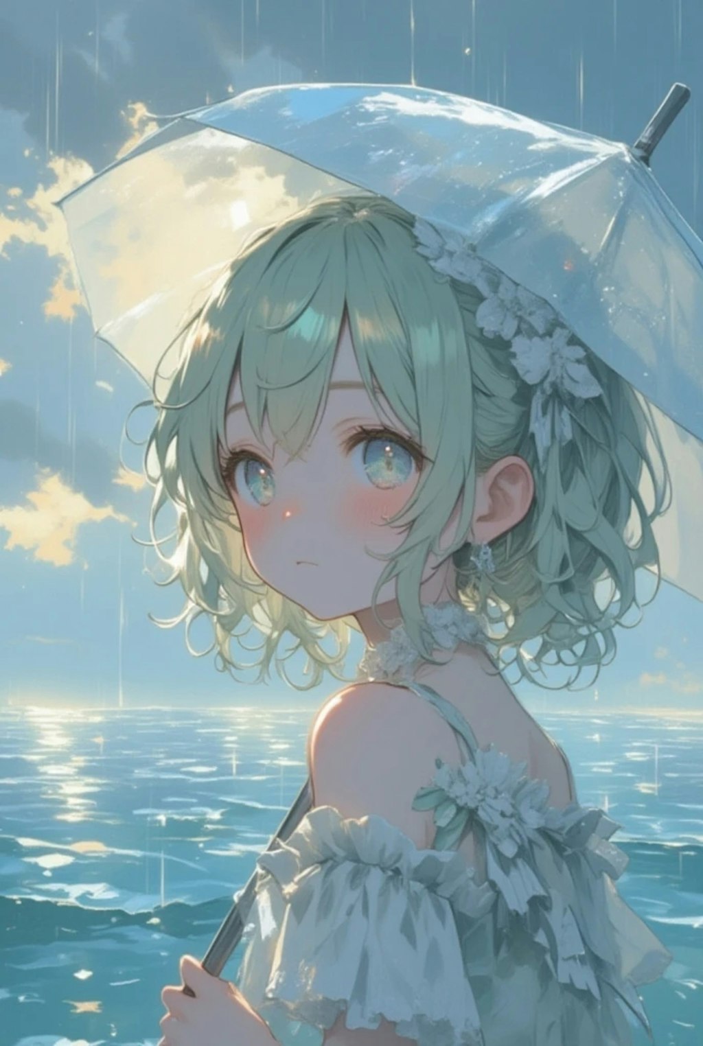 雨の海