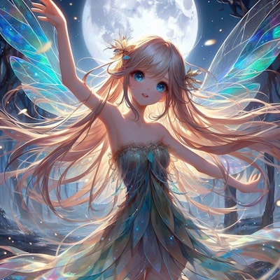 月夜の妖精
