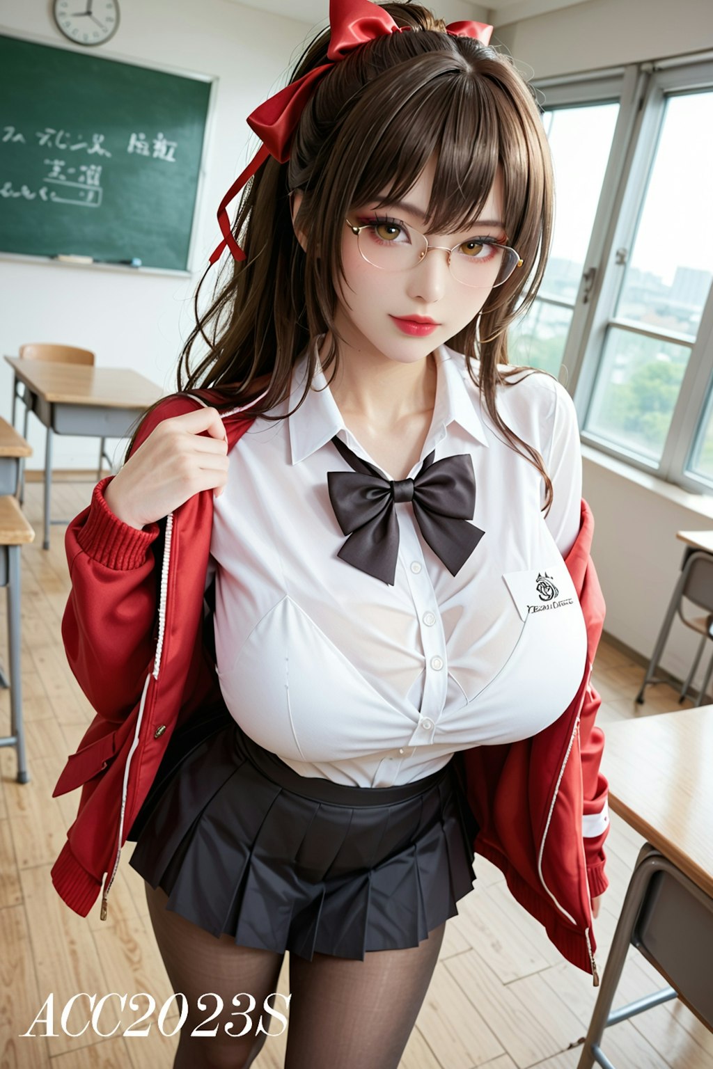 Taihou School Uniform Cosplay from AzurLane