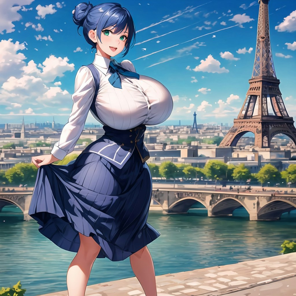 フランス旅行な淑女さん