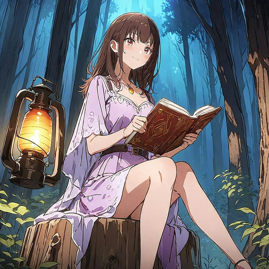 森の魔女の読書時間