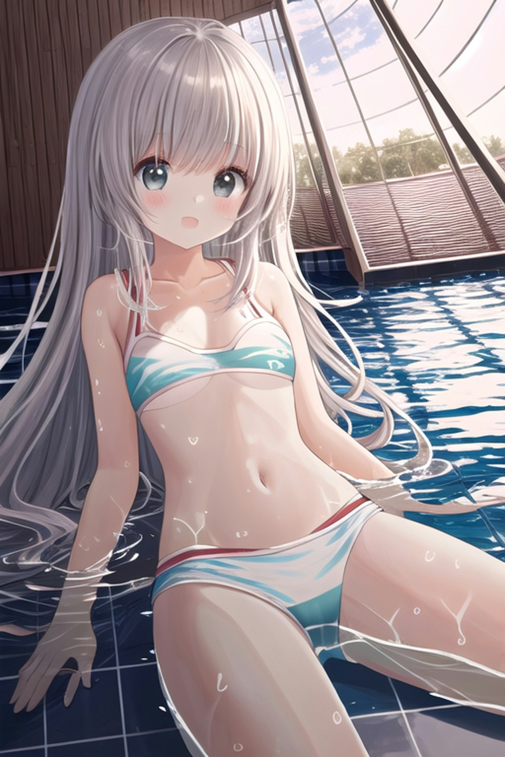 水着の女の子