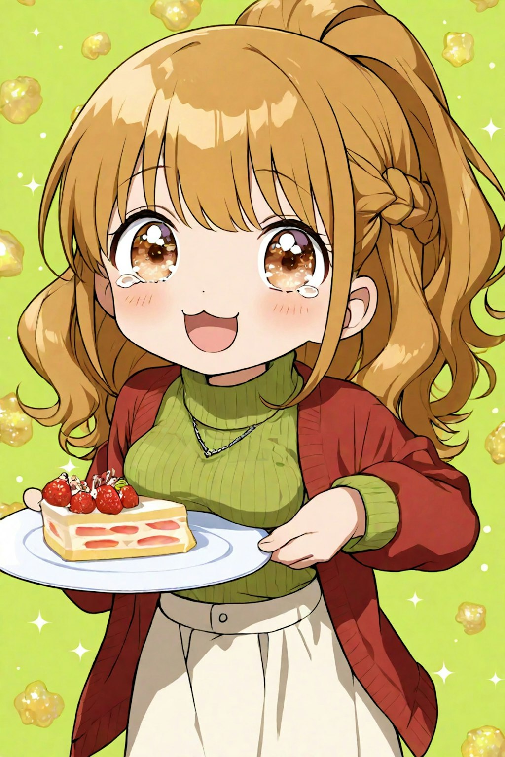 ケーキが泣くほど嬉しいうちのお嬢さま