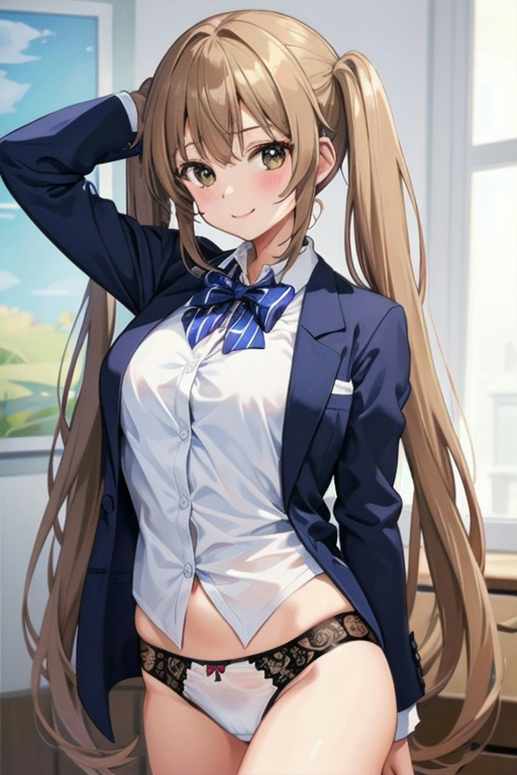 School twintails girl