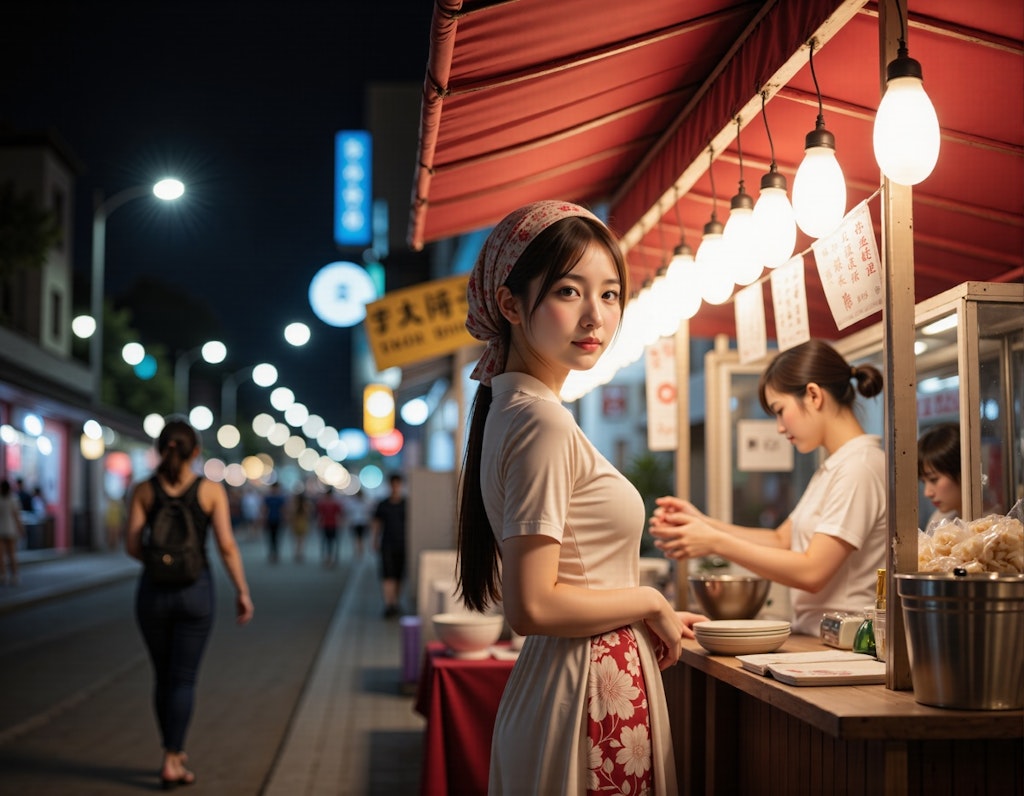 アジアンマーケットの店員 2