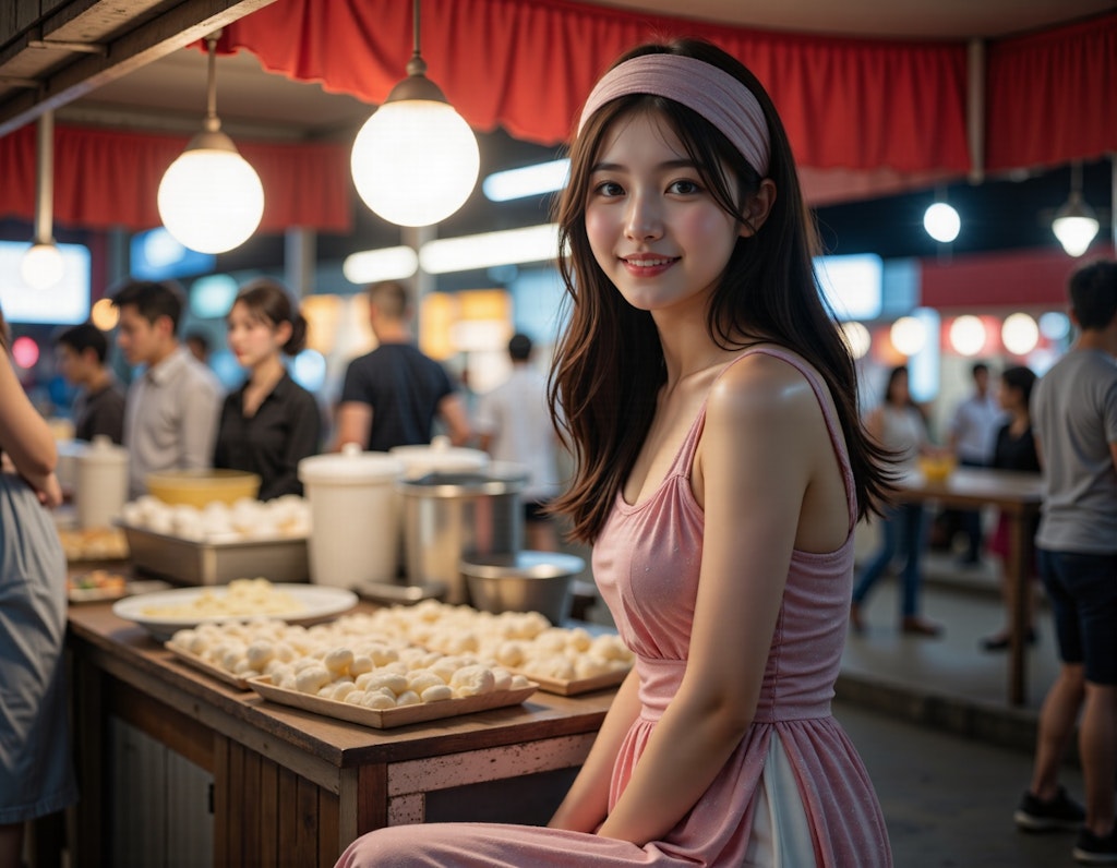 アジアンマーケットの店員 2