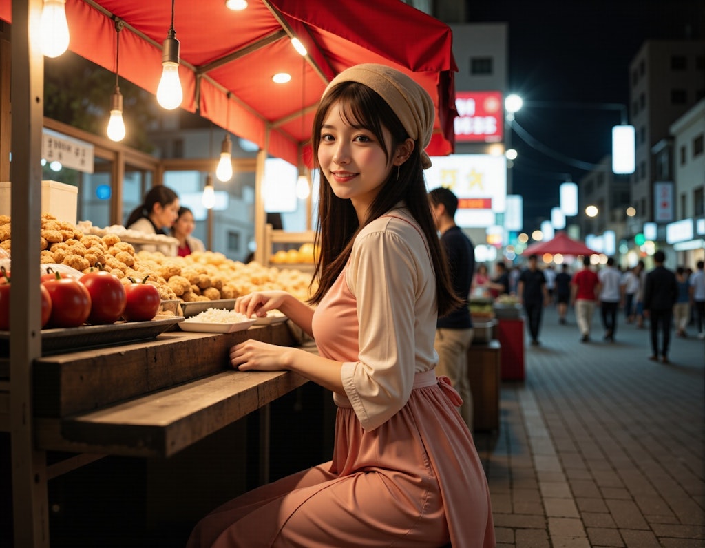 アジアンマーケットの店員 2