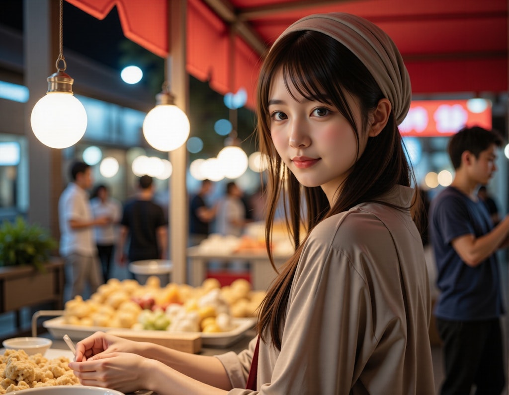 アジアンマーケットの店員 2