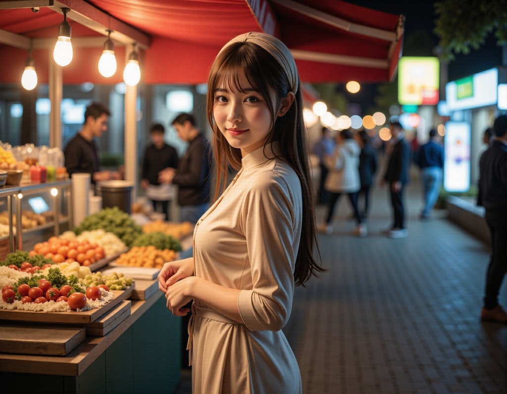 アジアンマーケットの店員 2
