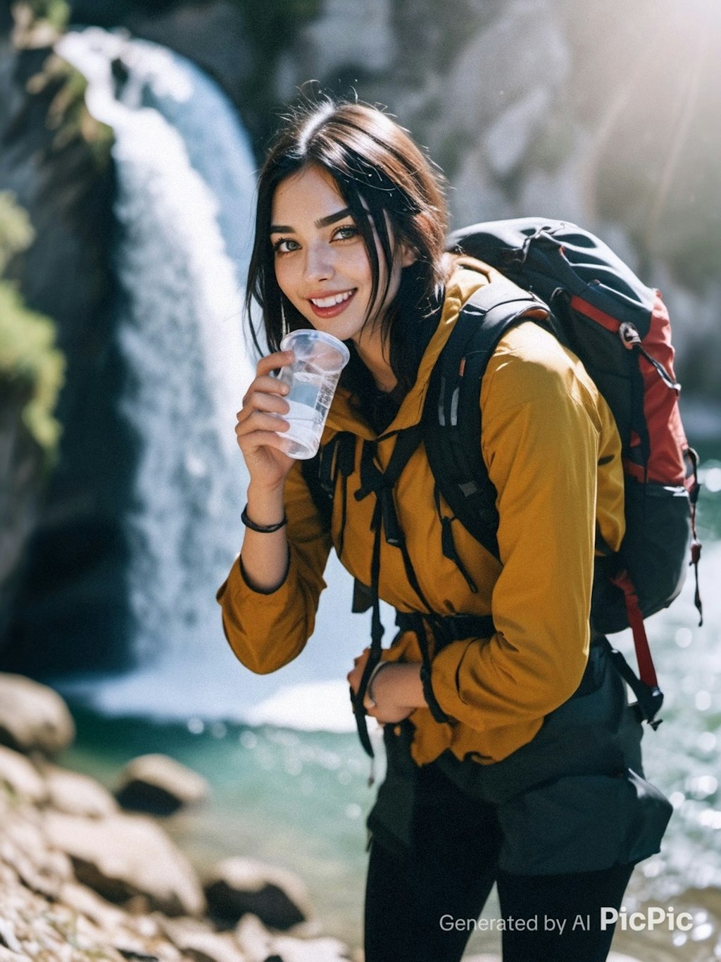 美味しい山の水