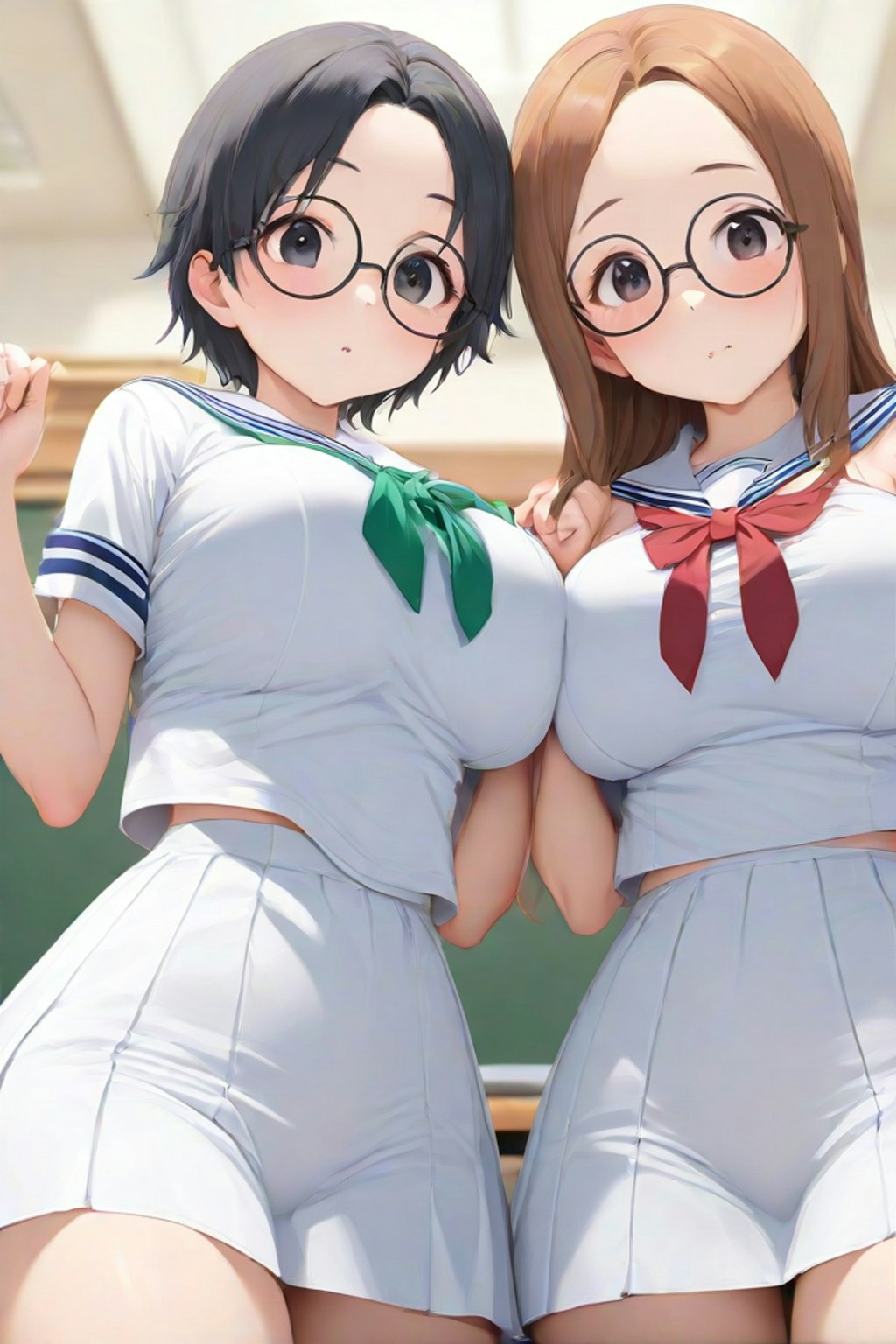 セーラー服と女子高校生と