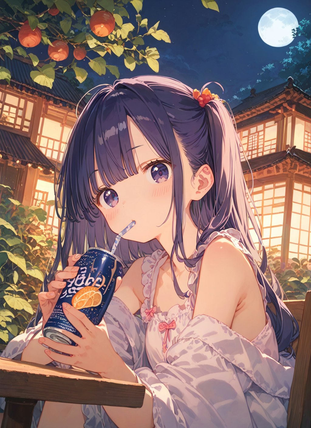 月夜のストロングはうめー