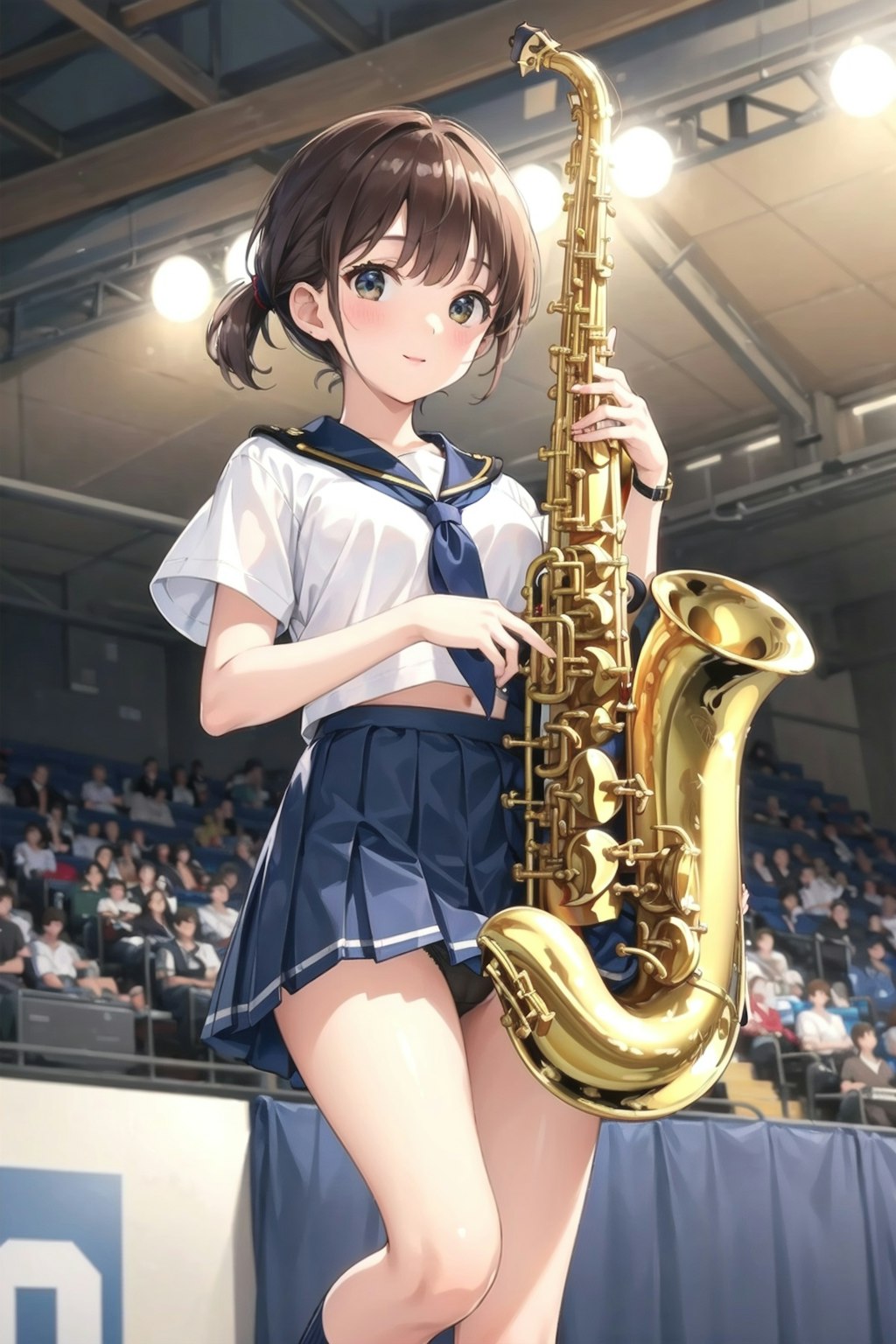 吹奏楽部の女の子